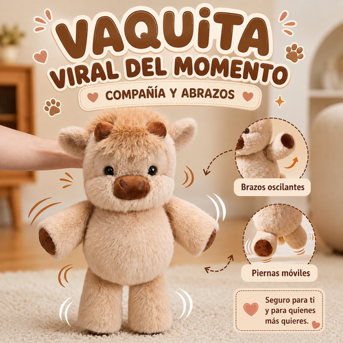 Peluche De Vaquita Escocesa Adorable